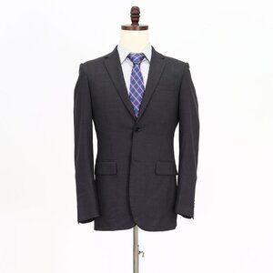 Indochino 36R Gray Solid 2-Button Sport Coat Blazer Jacket V108